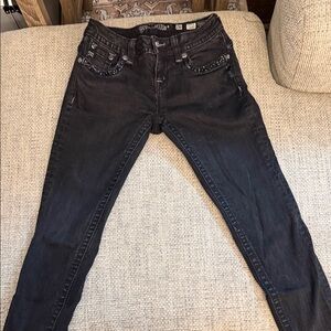 Miss Me Embellish-Black Skinny Jeans